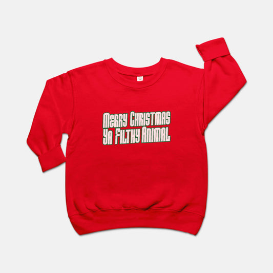 Filthy Animal Christmas Toddler Sweatshirt